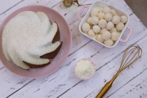 Caseirinho com Cobertura de Brigadeiro de Leite em Pó