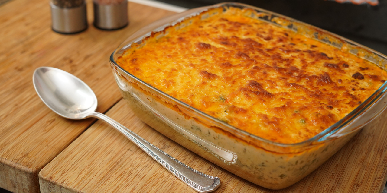 Gratinado de Banana com Camarões