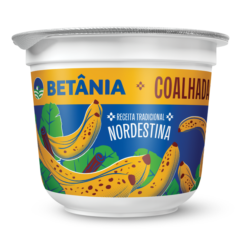Coalhada geleia de banana e canela 140g